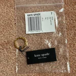 Kate spade brand new ring with stones all around